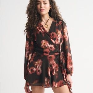 Abercrombie Floral Wrap Dress